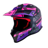 Axxis Wolverine B8 Matt Pink Kids Helmet 1