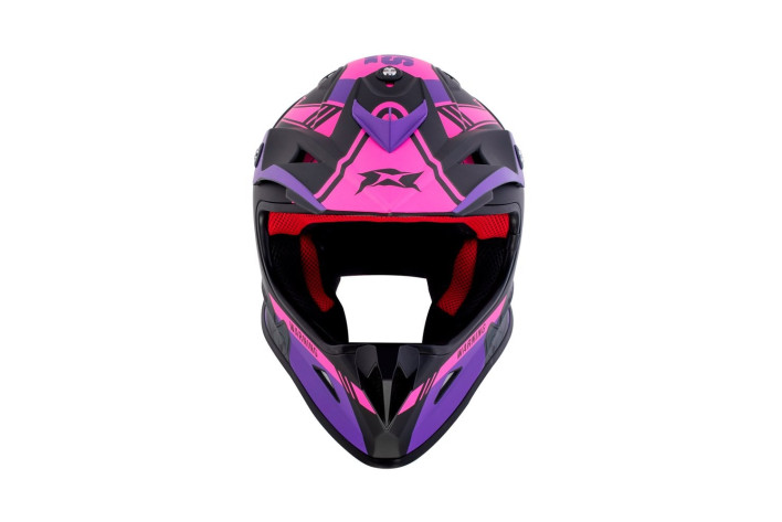 Axxis Wolverine B8 Matt Pink Kids Helmet 2