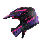 Axxis Wolverine B8 Matt Pink Kids Helmet 5
