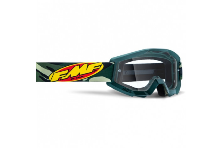 100% Powercore Goggle Assult Camo Clear Lens 1