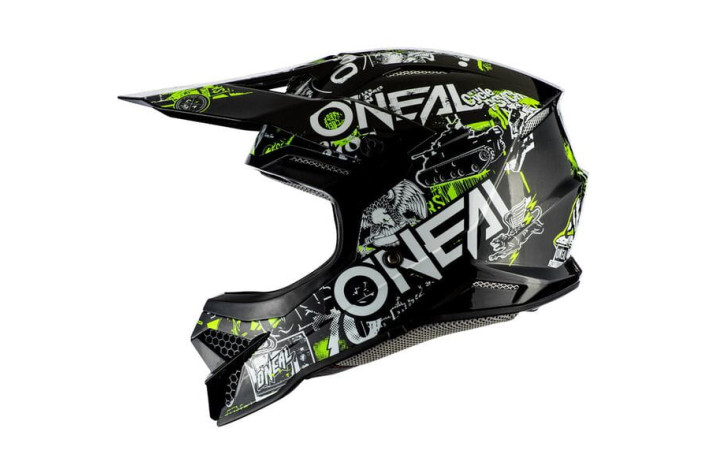 ONeal 1SRS Helmet Grey / Neon Yellow 2